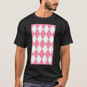 Geometric Large Harlequin Pattern Baker Miller Pin T-Shirt