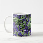 Geometric Lavender Garden Kaffeetasse (Links)