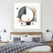 Geometric Layered Harmony Leinwanddruck (Insitu (Schlafzimmer))