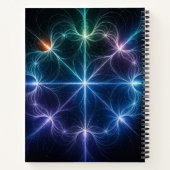 Geometric Light Spiral Notebook Notizblock (Rückseite)