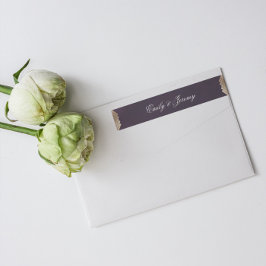 Geometric Lila Gatsby Wedding