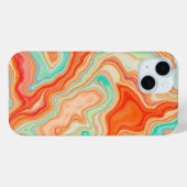 Geometric Line Art Phone Case for iPhone (Rückseite (Horizontal))