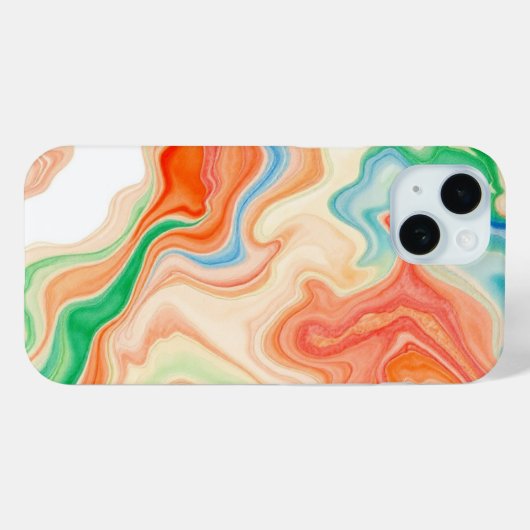 Geometric Line Art Phone Case for iPhone (Rückseite (Horizontal))