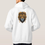 Geometric Lion Roar" T - Shirt (Rückseite)