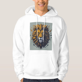 Geometric Lion Roar" T - Shirt
