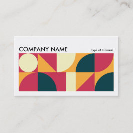 Geometric Long Horizontal v01 Visitenkarte
