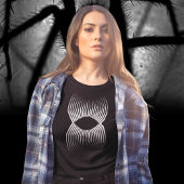 Geometric Long Leg Große Größe T-Shirt