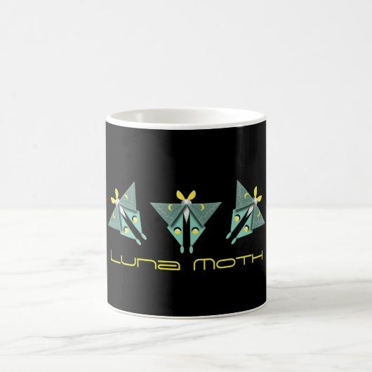 Geometric Luna Moth Kaffeetasse (Mittel)
