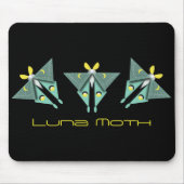 Geometric Luna Moth Mousepad (Vorne)