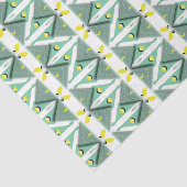 Geometric Luna Moth Seidenpapier (Ausschnitt)