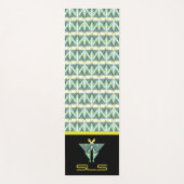 Geometric Luna Moth Yogamatte (Vorderseite)