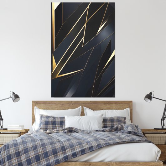 Geometric Luxury Leinwanddruck (Insitu (Schlafzimmer))