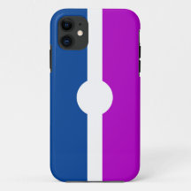 Geometric Magenta Pink Royal Blue Streifen