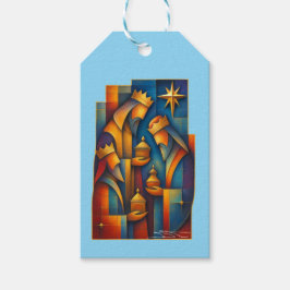 Geometric Magi - Three Wise Men Christmas Star Art Geschenkanhänger