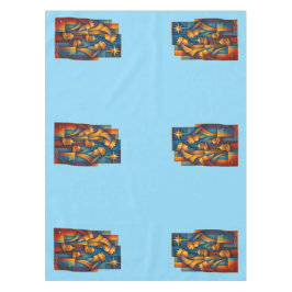 Geometric Magi - Three Wise Men Christmas Star Art Tischdecke