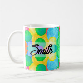 Geometric Magical abstract color art Kaffeetasse