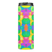 Geometric Magical abstract color art Thermosbecher (Rückseite)