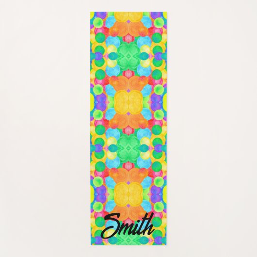 Geometric Magical abstract color art Yogamatte (Vorderseite)