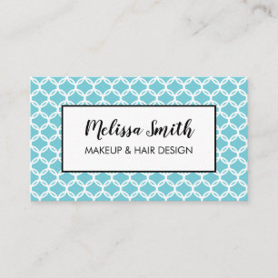 Geometric Makeup Artist Hair Salon Business Card Visitenkarte
