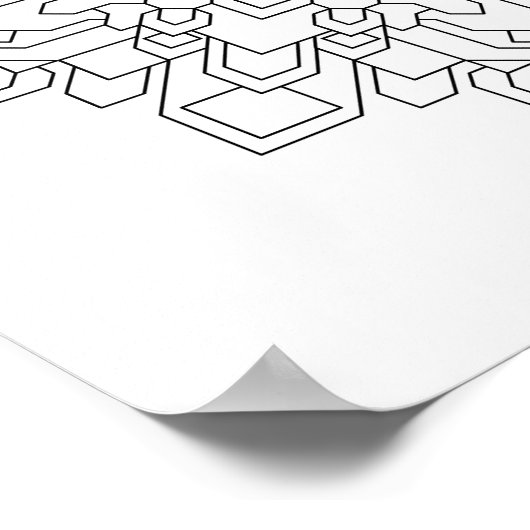 Geometric Mandala #2 Poster (Ecke)