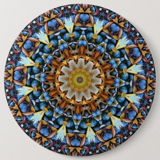Geometric Mandala Button (Vorderseite)