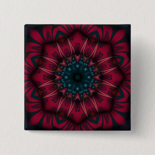 Geometric Mandala Button (Vorderseite)