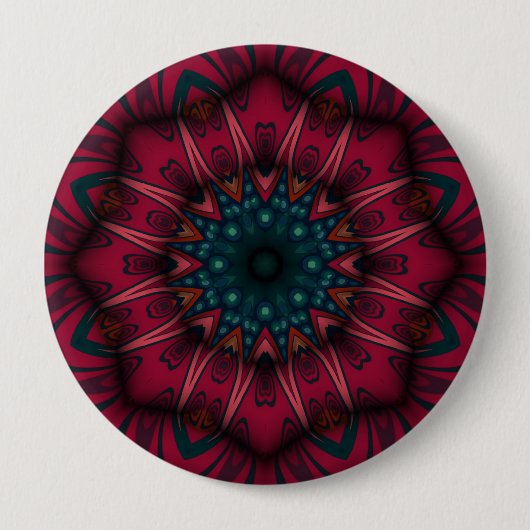 Geometric Mandala Button (Vorderseite)