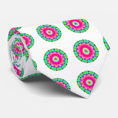 Geometric Mandala Krawatte (Gerollt)