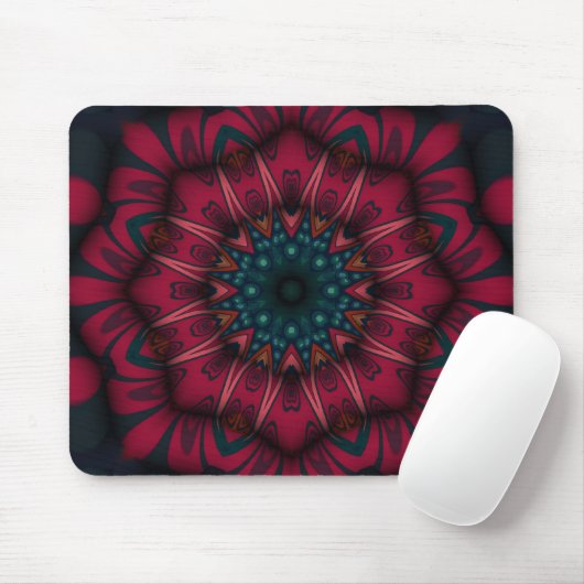 Geometric Mandala Mousepad (Mit Mouse)