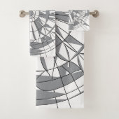 Geometric Mandala Pattern Badhandtuch Set (Insitu)