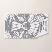 Geometric Mandala Pattern Badhandtuch Set (Handtuch)