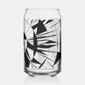 Geometric Mandala Pattern Dosenglas (Rückseite)