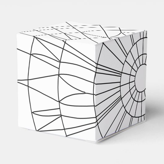 Geometric Mandala Pattern Geschenkschachtel (Rückseite)