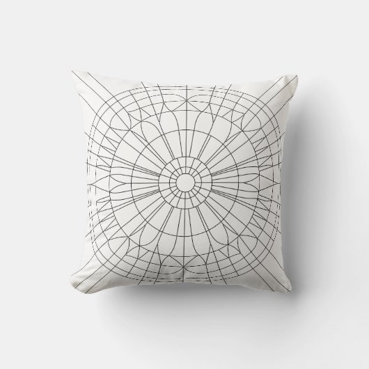 Geometric Mandala Pattern Kissen (Vorderseite)