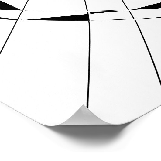 Geometric Mandala Pattern Poster (Ecke)