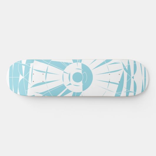 Geometric Mandala Pattern Skateboard (Horizontal)