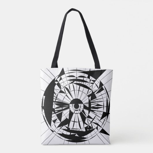 Geometric Mandala Pattern Tasche (Rückseite)
