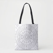 Geometric Mandala Pattern Tasche (Vorderseite)