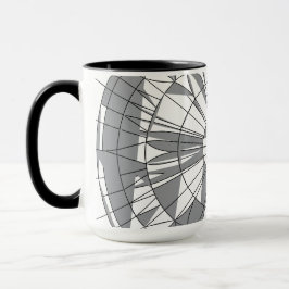 Geometric Mandala Pattern Tasse