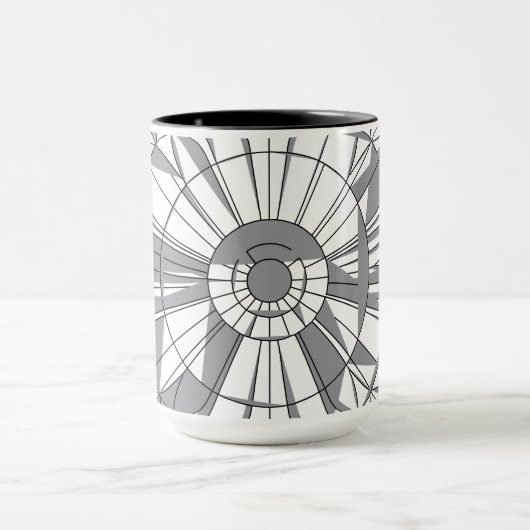 Geometric Mandala Pattern Tasse (Zentrum)