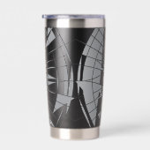 Geometric Mandala Pattern Thermobecher (Rechts)