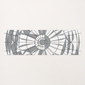 Geometric Mandala Pattern Yogamatte (Rückseite (Horizontal))