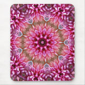 Geometric Mandala Pink Flower Pattern-67545 Mousepad (Vorne)