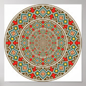 Geometric Mandala Poster (Vorne)