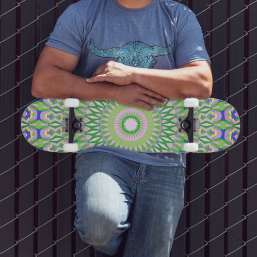 Geometric Mandala Skateboard (Außenbereich 3)