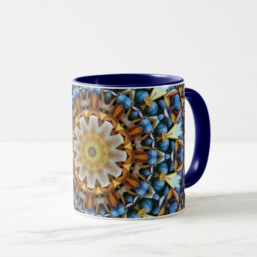 Geometric Mandala Tasse (VorderseiteRechts)