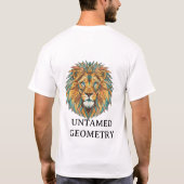 Geometric Mane Lion Tee** T-Shirt (Rückseite)