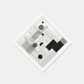 Geometric Matrix Serviette (Ecke)