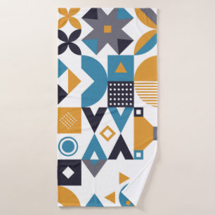 Geometric minimalistic pattern. Abstract designpat Badehandtuch
