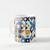 Geometric minimalistic pattern. Abstract designpat Kaffeetasse (Vorderseite Links)